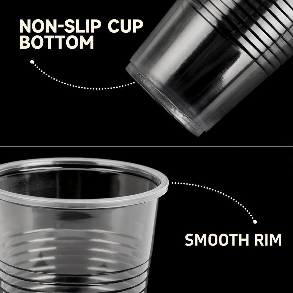 Disposable 9 oz Plastic Cups - 2000 Pack, Ideal for Events