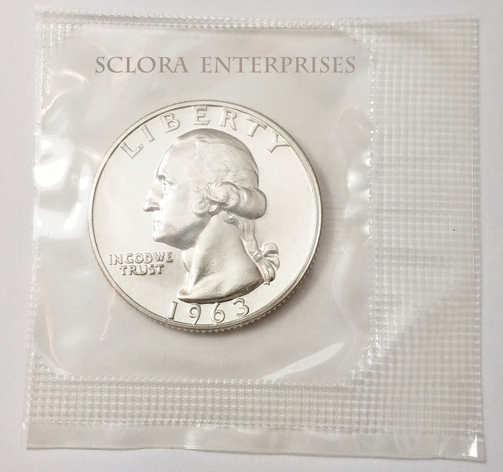 1963 P Washington Quarter *90% SILVER GEM PROOF*