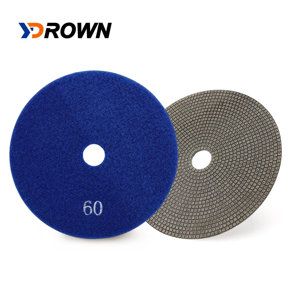 YDROWN 6"Diamond Polishing Pads Electroplated for GraniteMarble Engineered Stone