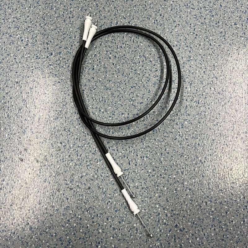 Rear Left Cargo Door Upper+Lower Latch Release Cable for Ford E150 250 350 450