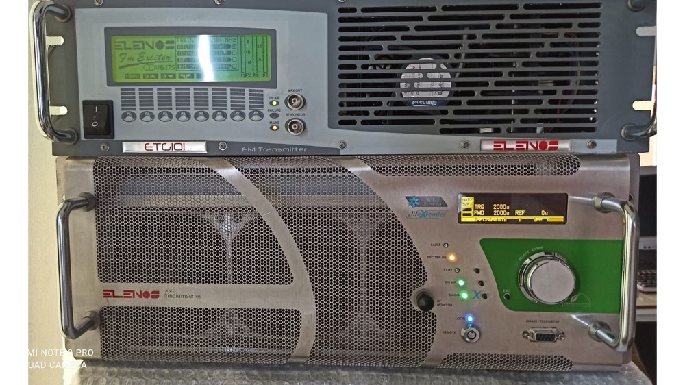 Broadcast Professional Elenos 2000w FM Transmitter Wide Band 88 108