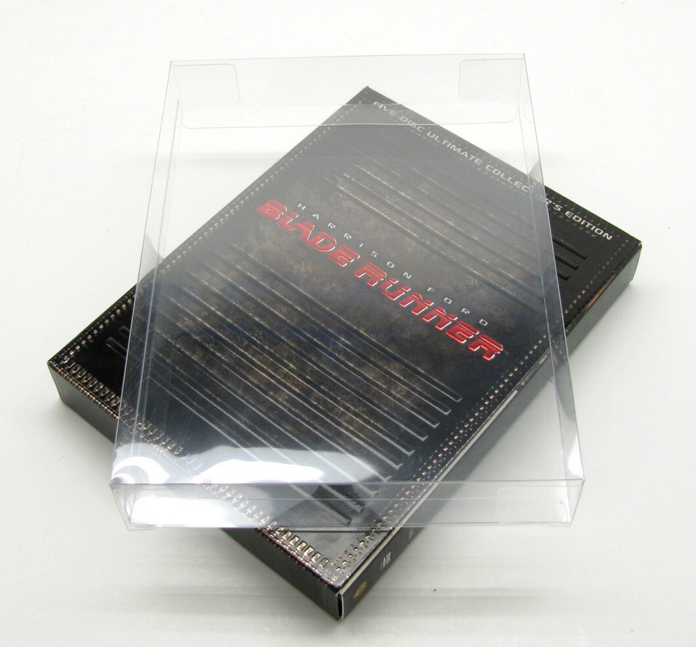 10x DVD OVERSIZED BOX SET (SIZE DVO C) - CLEAR PLASTIC PROTECTIVE BOX PROTECTOR
