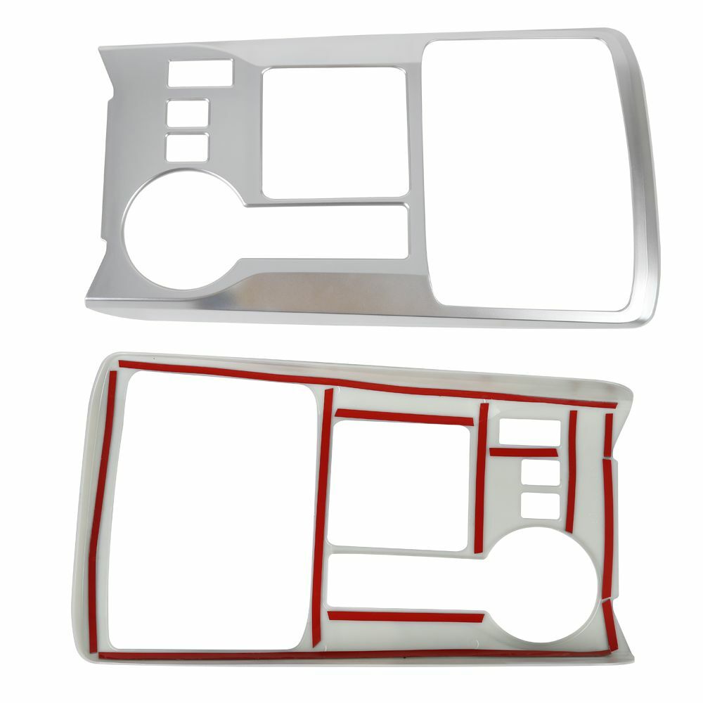 Center Console Gear Shift Box Panel Cover Trim For 4Runner 2010+ Sliver