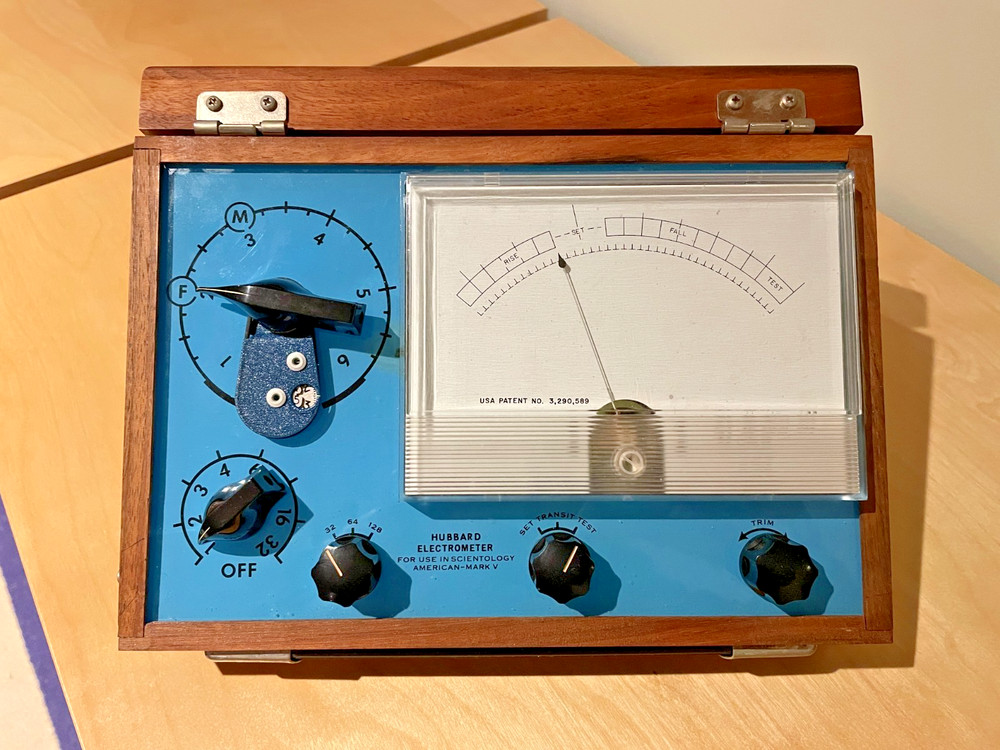 Vintage Scientology American Mark V E-Meter Hubbard Electrometer