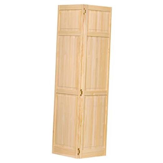 " Closet Door, Bi-fold, 6-Panel Style Solid Wood () 80x36