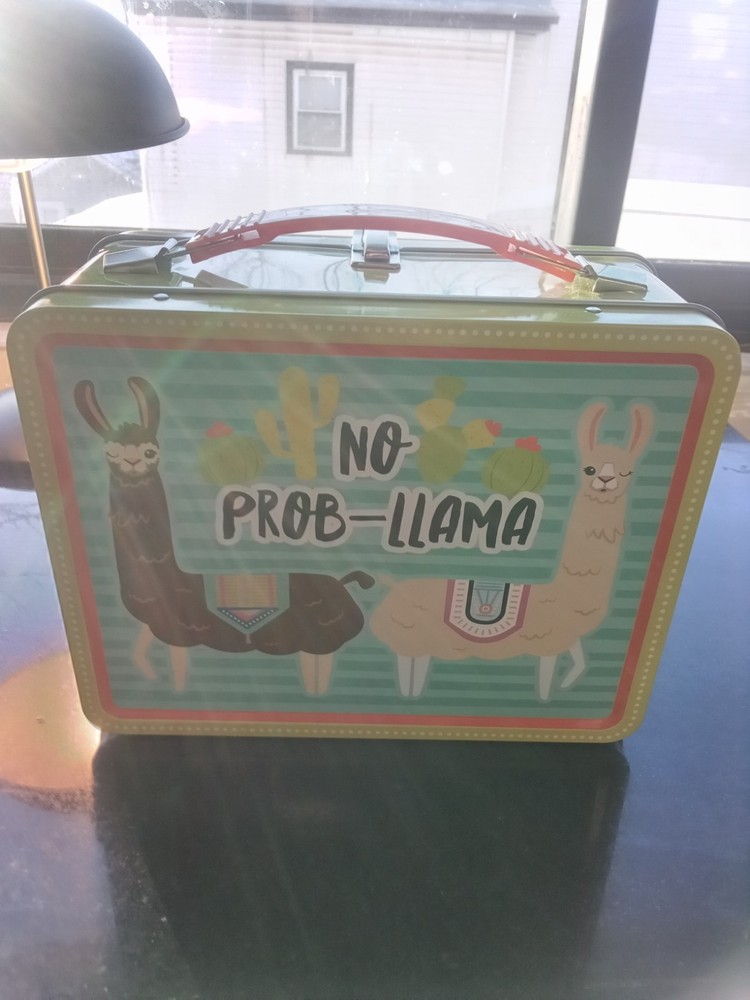 Metal Lunchbox No Prob-Llama :Nice!
