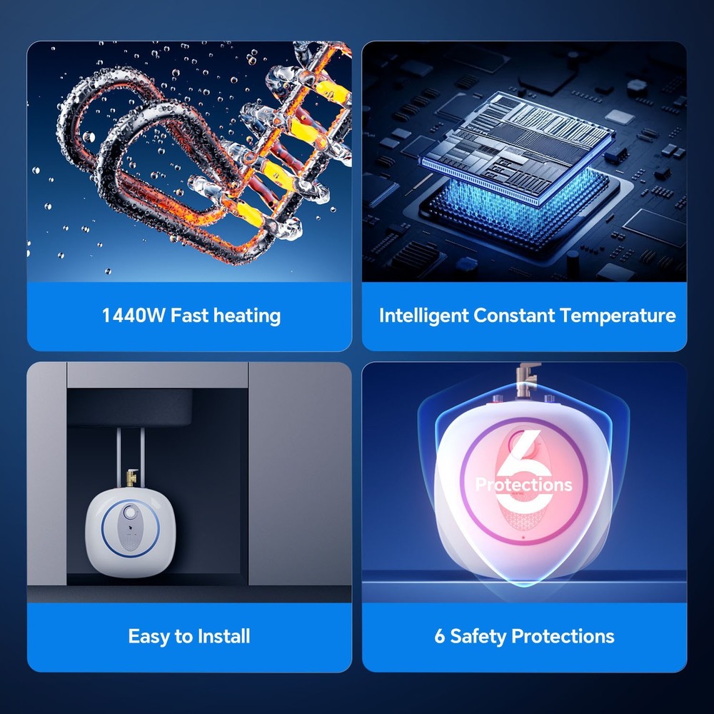 2025 Gen II 2.5-Gallon Mini Tank Electric Water Heater