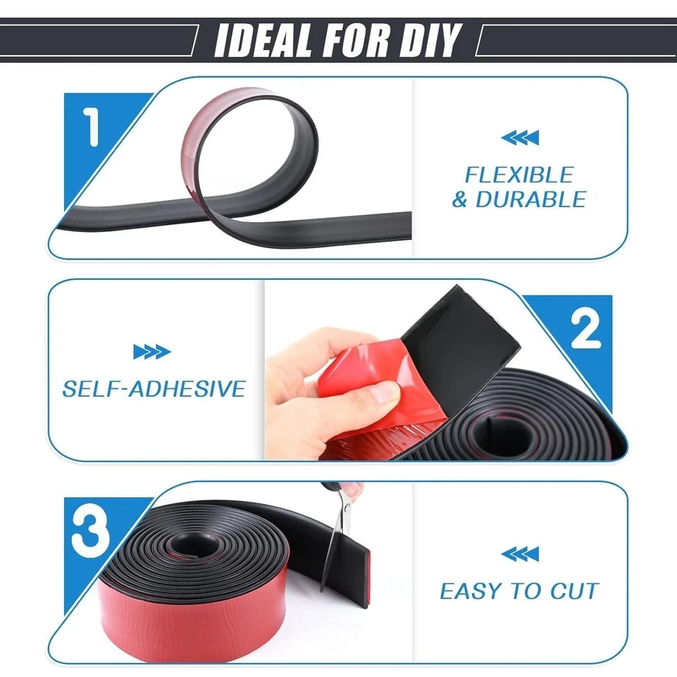 Neoprene Rubber Strips Self Adhesive Sheets Rolls & Strips with Adhesive Back...