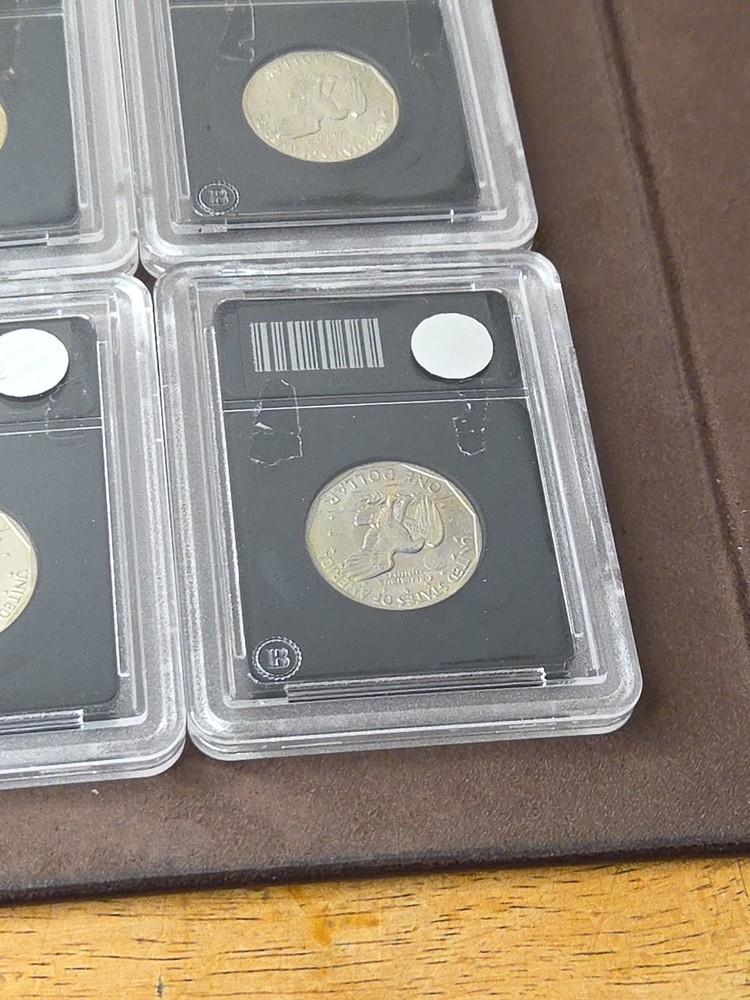 AUTHENTICATED SUSAN B ANTHONY DOĹLAR COINS ASSORTED YEARS