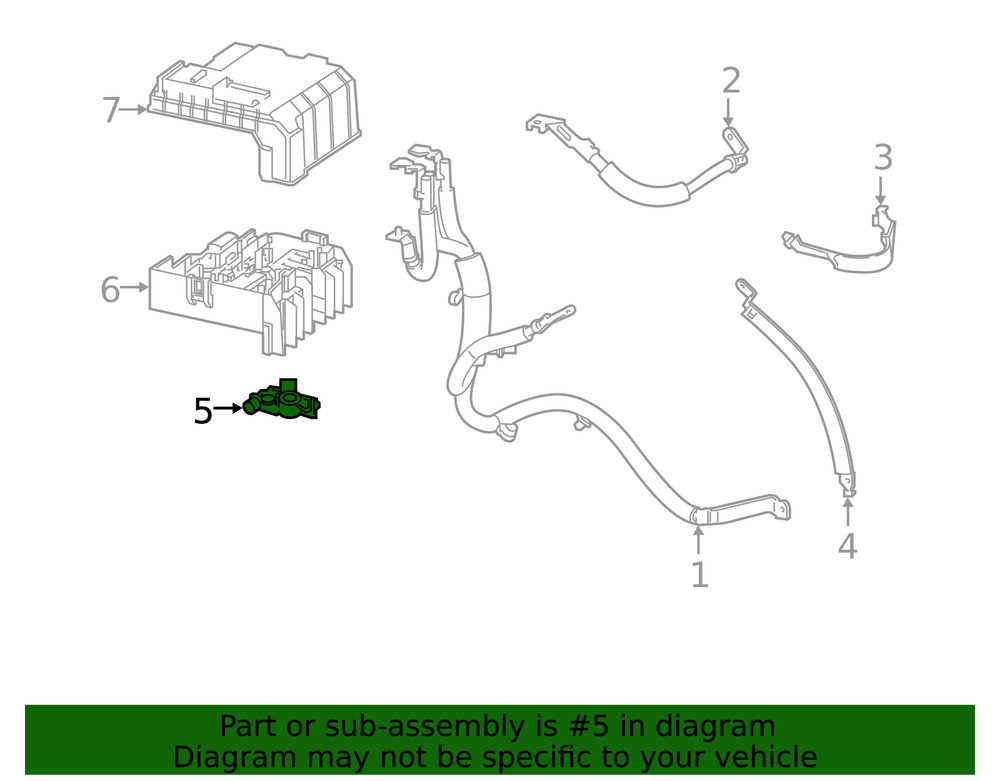 Genuine GM Battery Current Sensor 13545953
