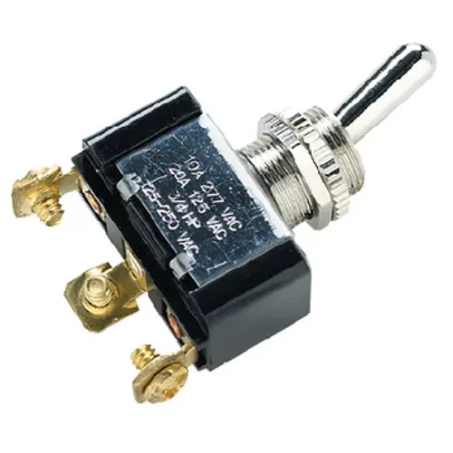 Seachoice Chrome SPST 2 Position On / On Toggle Switch