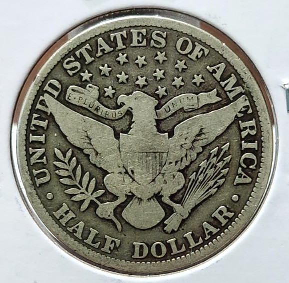 1913 Barber Half Dollar - Better Grade - Strong Devices