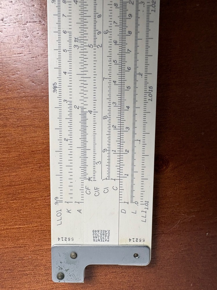 Keuffel & Esser K&E 4081-3 Log Log Duplex Decitrig Slide Rule w/ Case