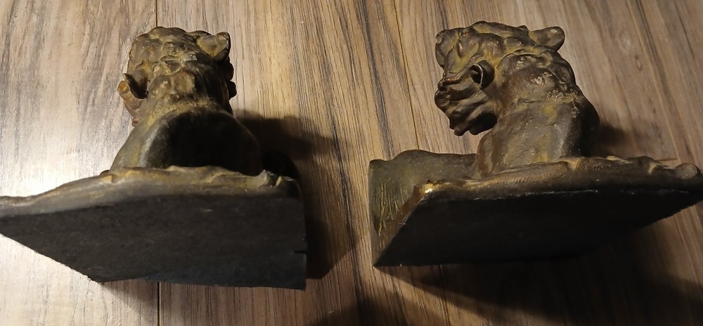 Bradley And Hubbard Tiger Bookends