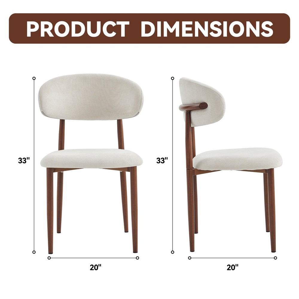 Solid Wood Extendable Dining Table Set with 2 Rattan Chairs, Beige Cushions