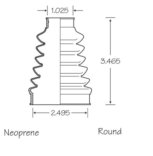 Rear Inner CV Boot Repair Kit for Audi RS7 2014-2017 (see chart)