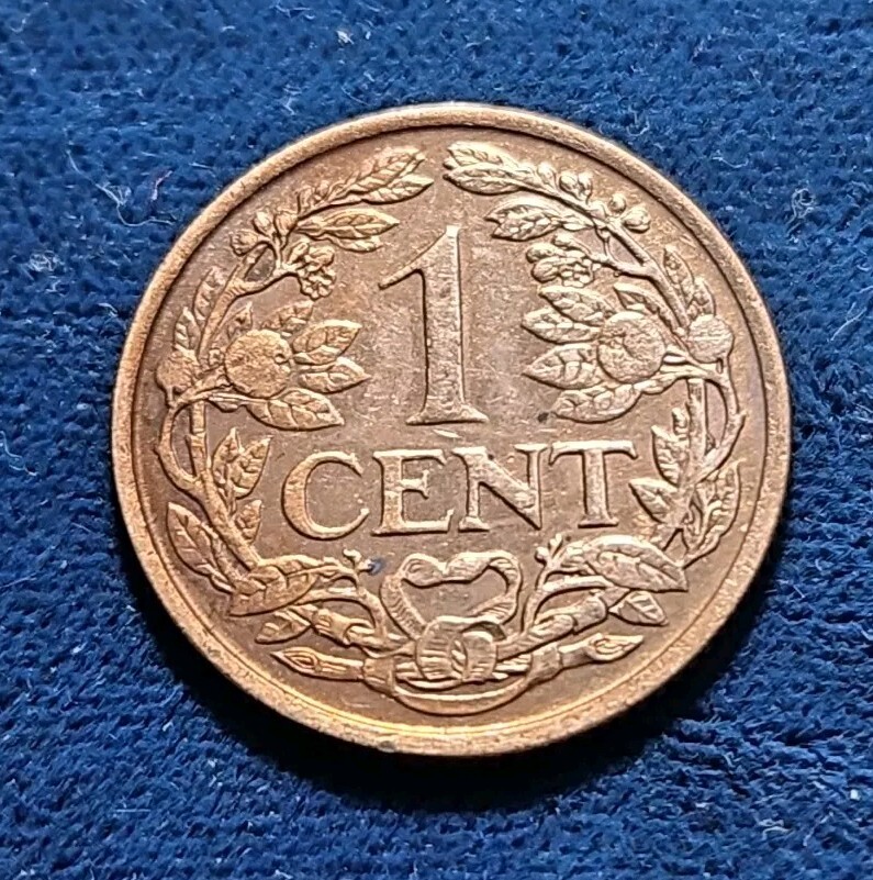 1941 Netherlands 1 Cent Coin (KM.#152)