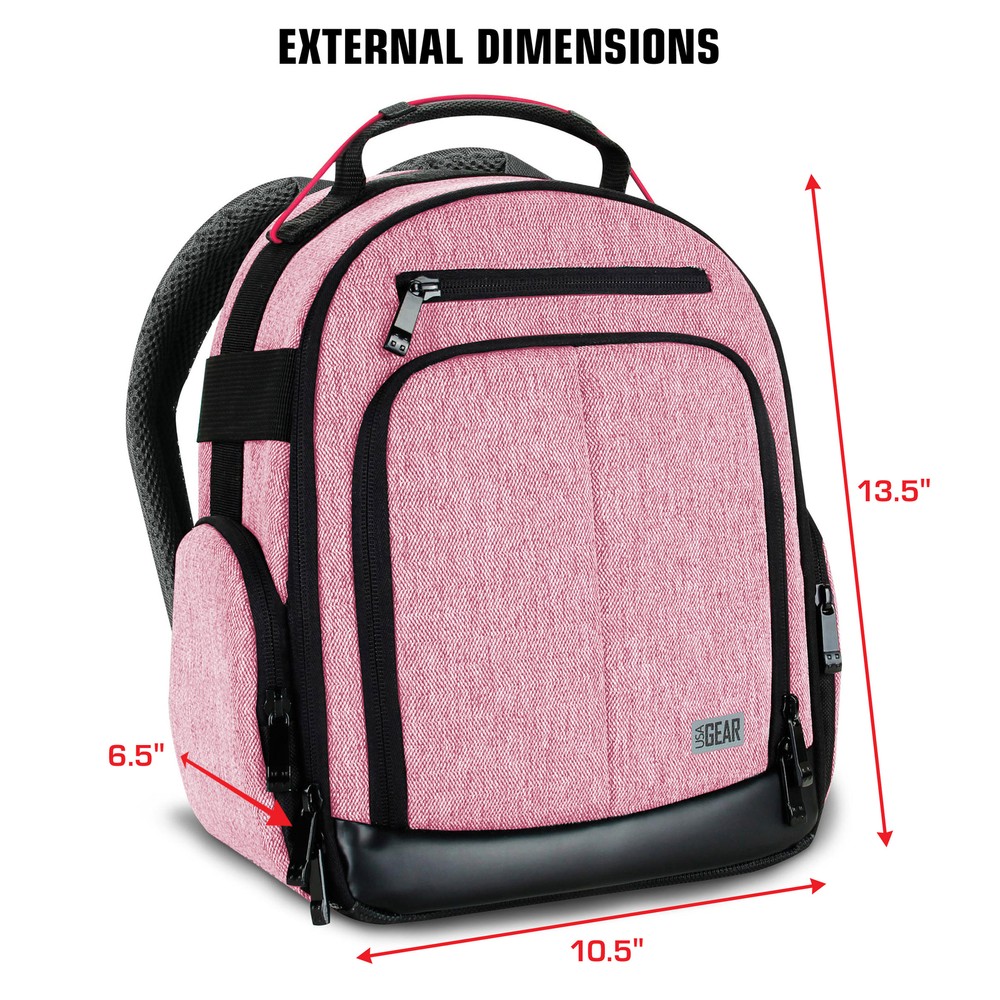 USA GEAR Backpack for VR Headset Compatible with Oculus Quest 2 Gaming Headset