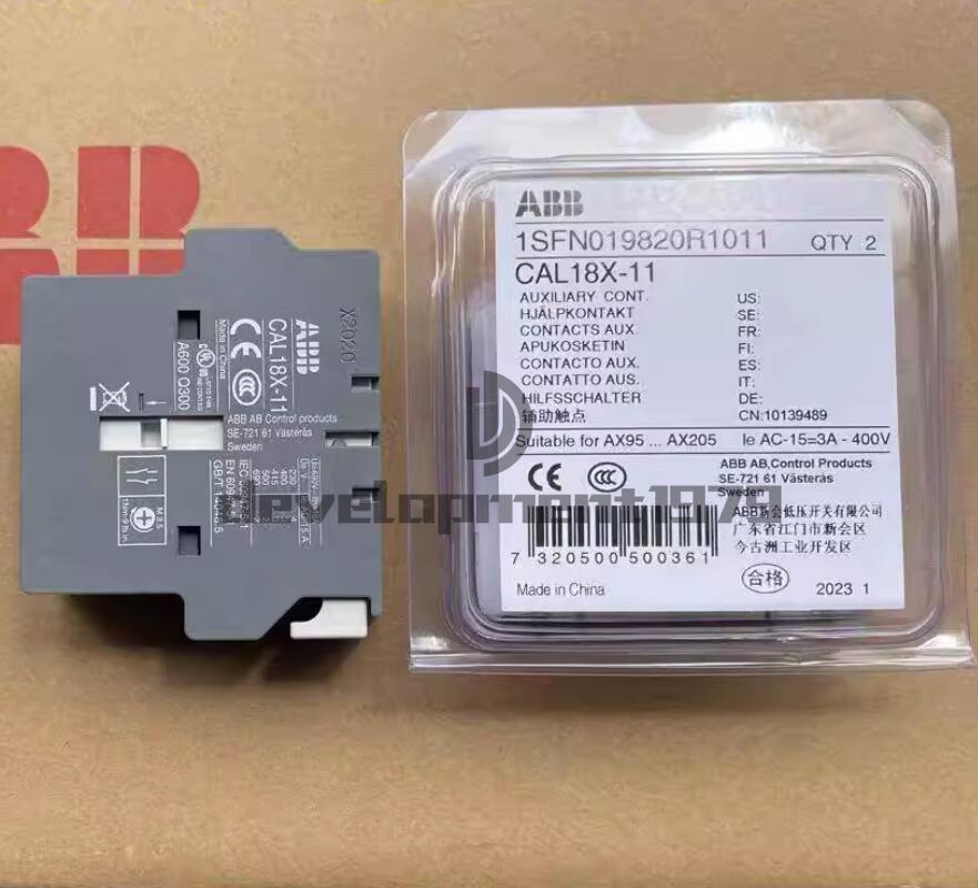 One ABB contactor auxiliary contacts CAL18X-11 new