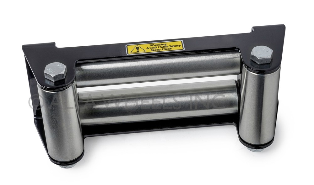 Winch Roller Fairlead 10" Universal 4 Way Roller Cable Guide heavy duty