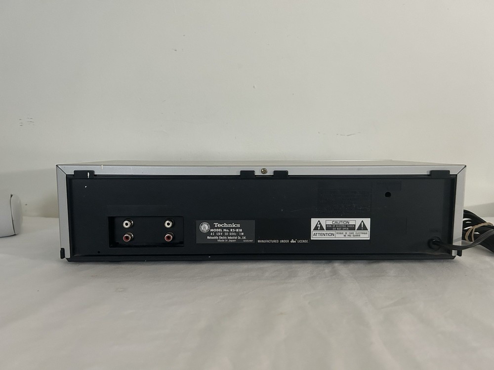 Technics RS-B18 Cassette deck Silver Edition TESTED WORKING Decent Condition