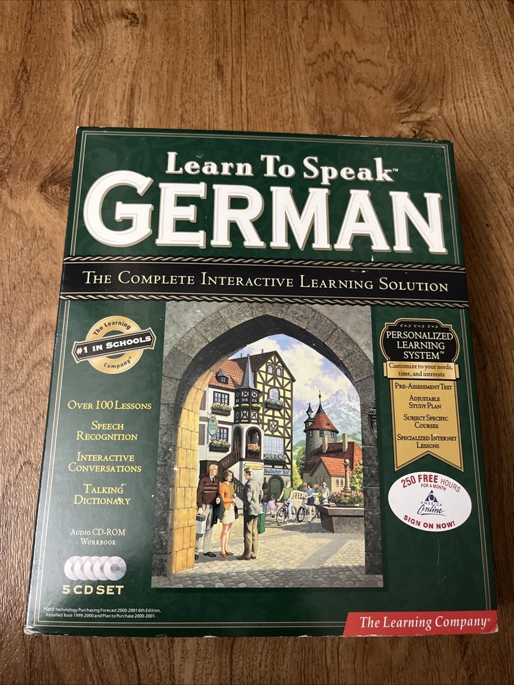 Learn to Speak German Complete Interactive Course 2001 The Learning Company
