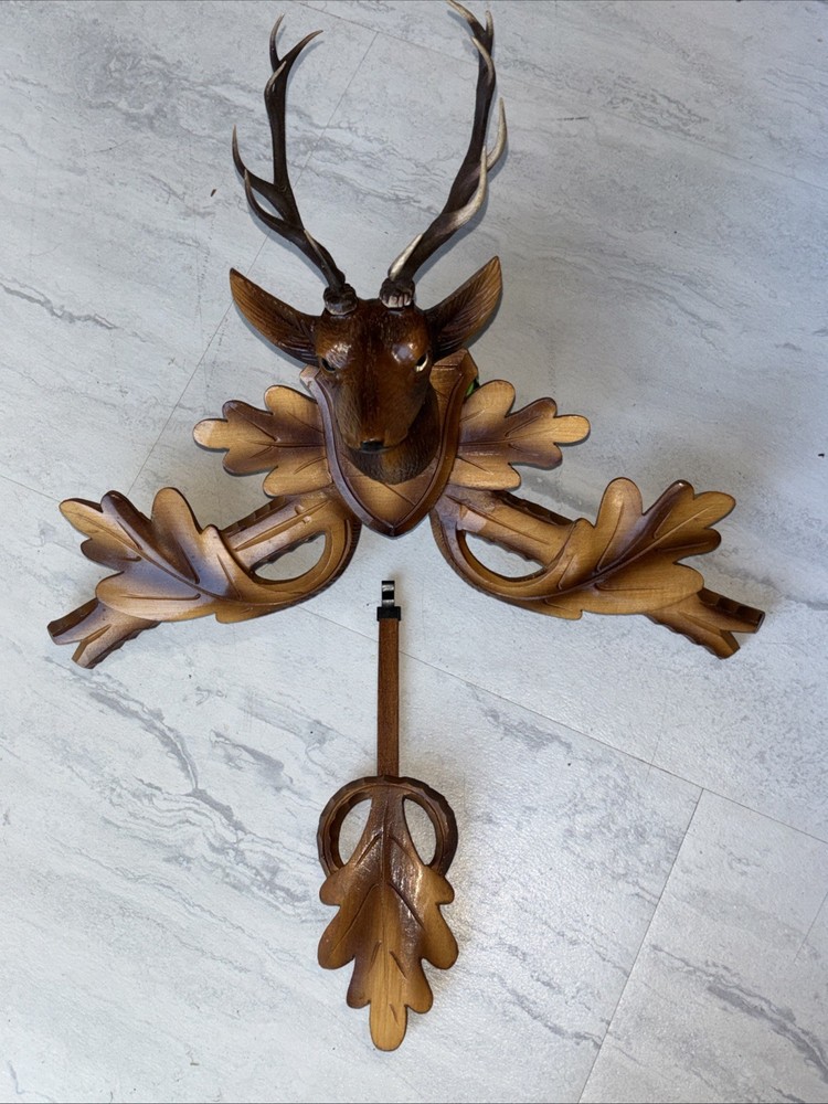 Vintage , Mùsical, Hunter , Cuckoo Clock-See Video