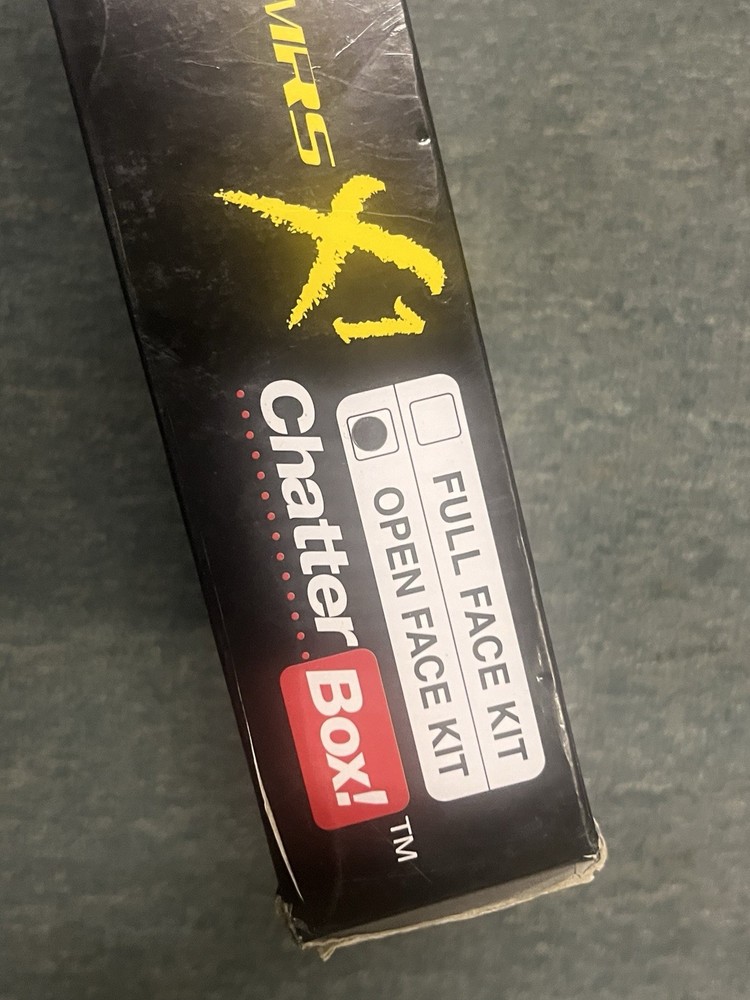 Chatterbox GMRS X1 Transmitter Communication Head, Open Face For Motorcycles