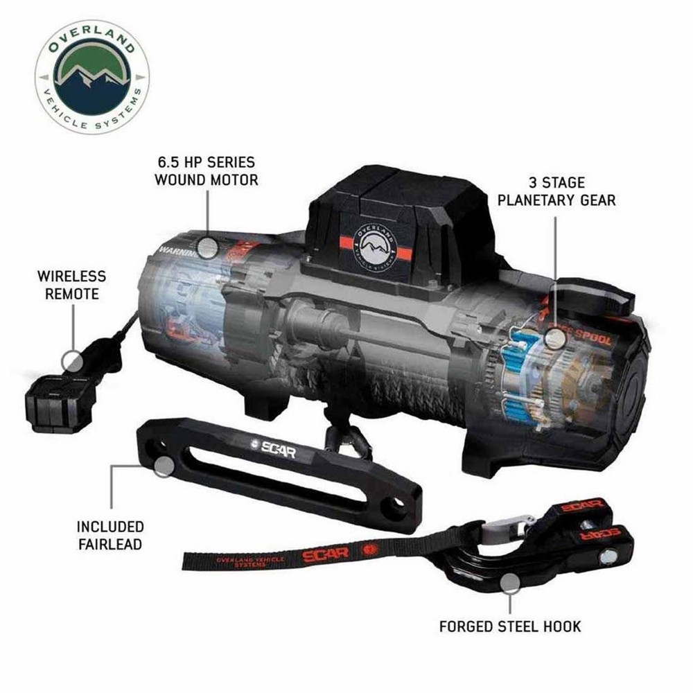 Overland Vehicle Systems Winch | 19099901