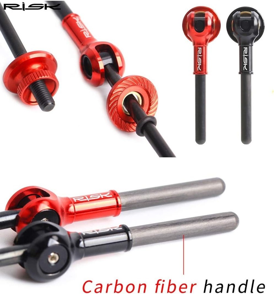 Ultralight Titanium Bicycle Quick Release Skewer Set