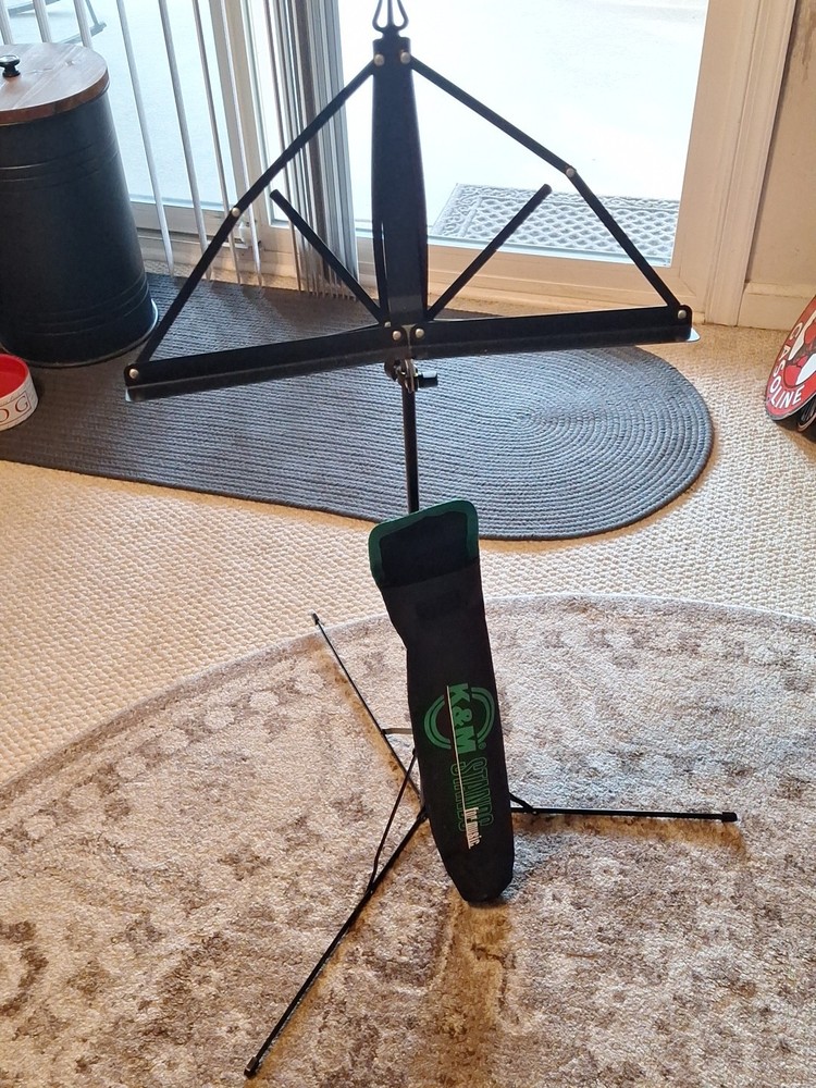 K&M Telescoping Folding Music Stand