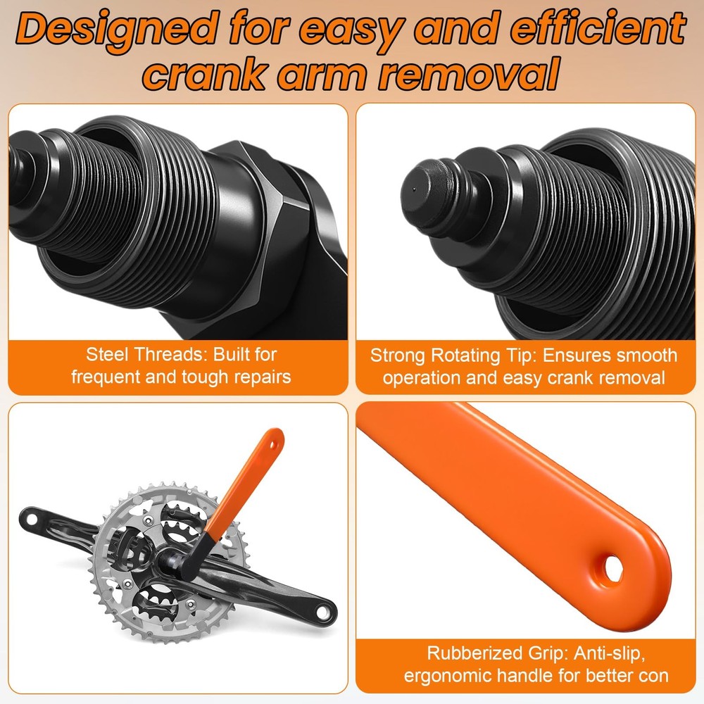 Bicycle Crank Puller Professional Arm Extractor Tool For Maintenance New Kit