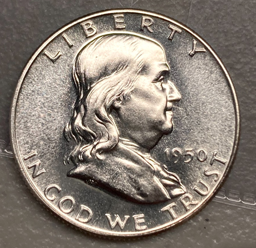 1950 Proof Franklin Silver 50¢ MMM #26