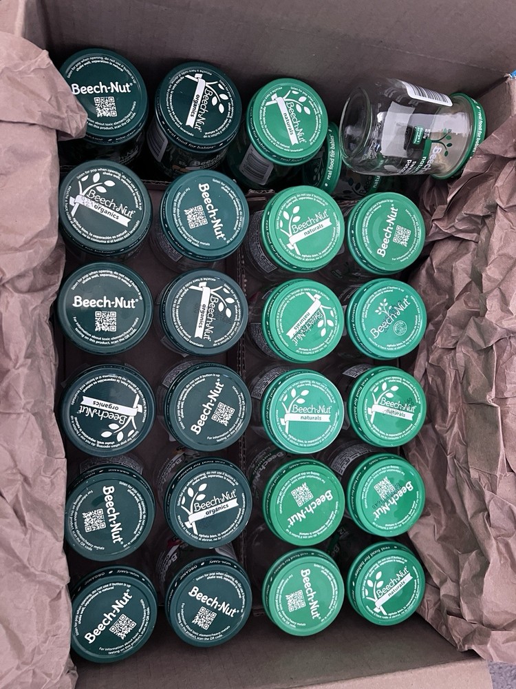 50 Empty Baby Food 4oz Jars Beech nut
