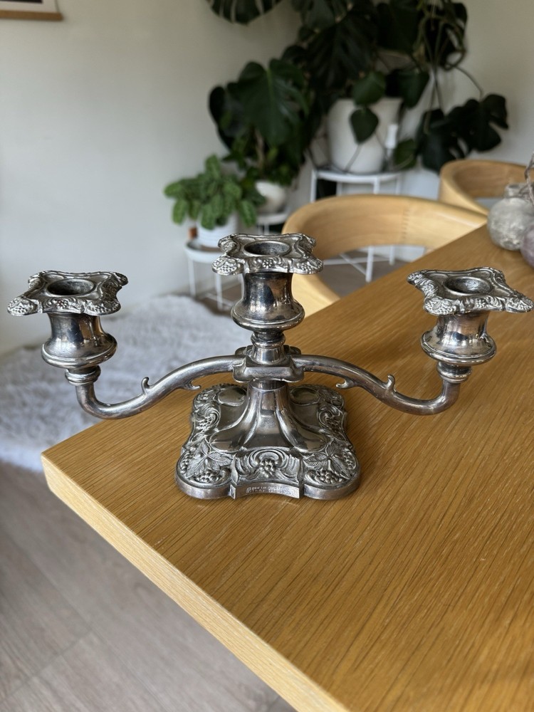 1900’s Victorian Silver Plated Candelabra