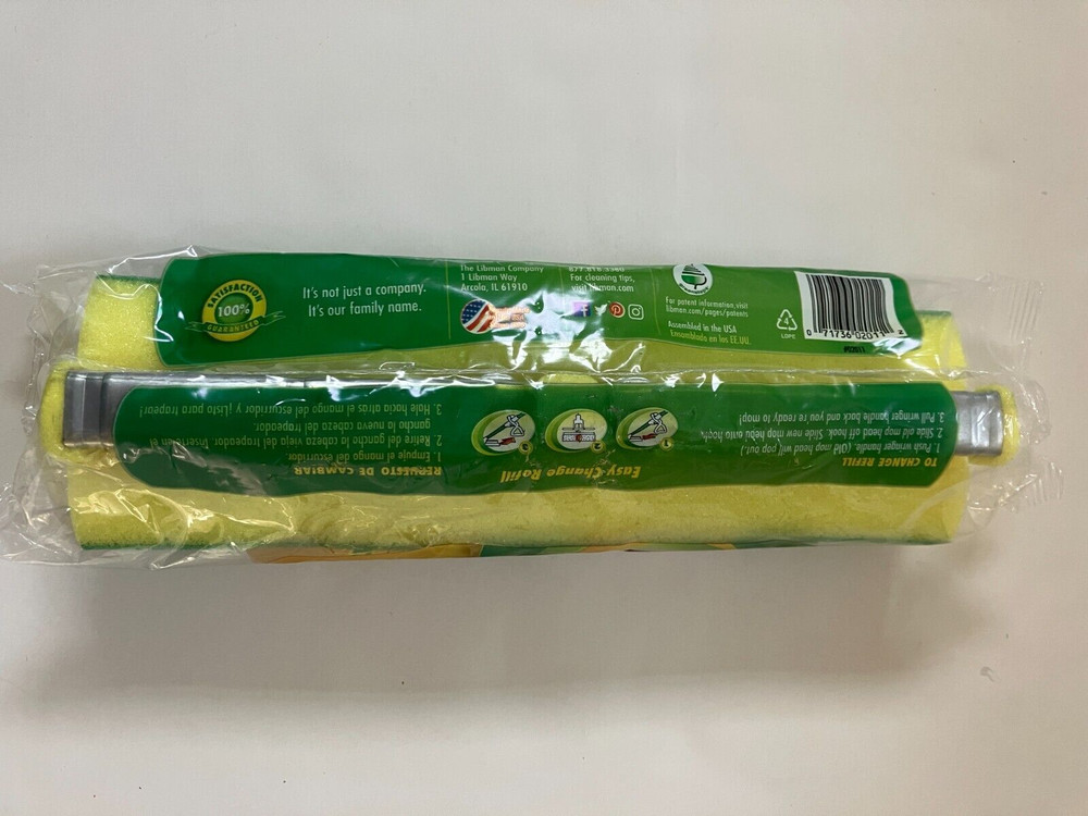 LIBMAN NITTY GRITTY ROLLER MOP REFILL 02011