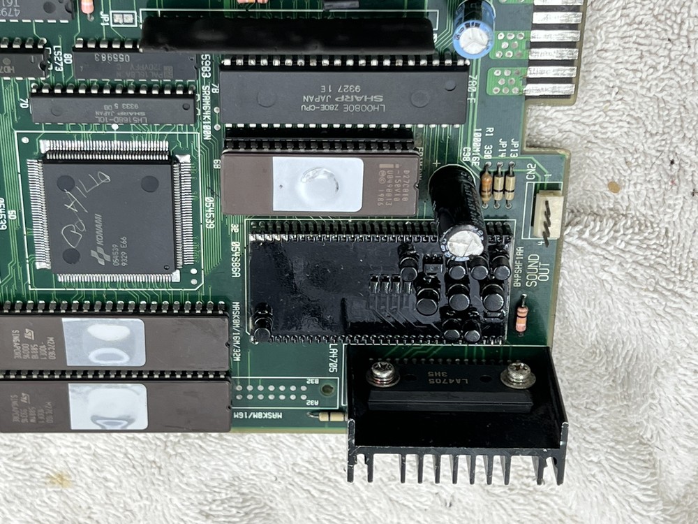 Mystic Warriors JAMMA ARCADE PCB KONAMI Conversion - no boot