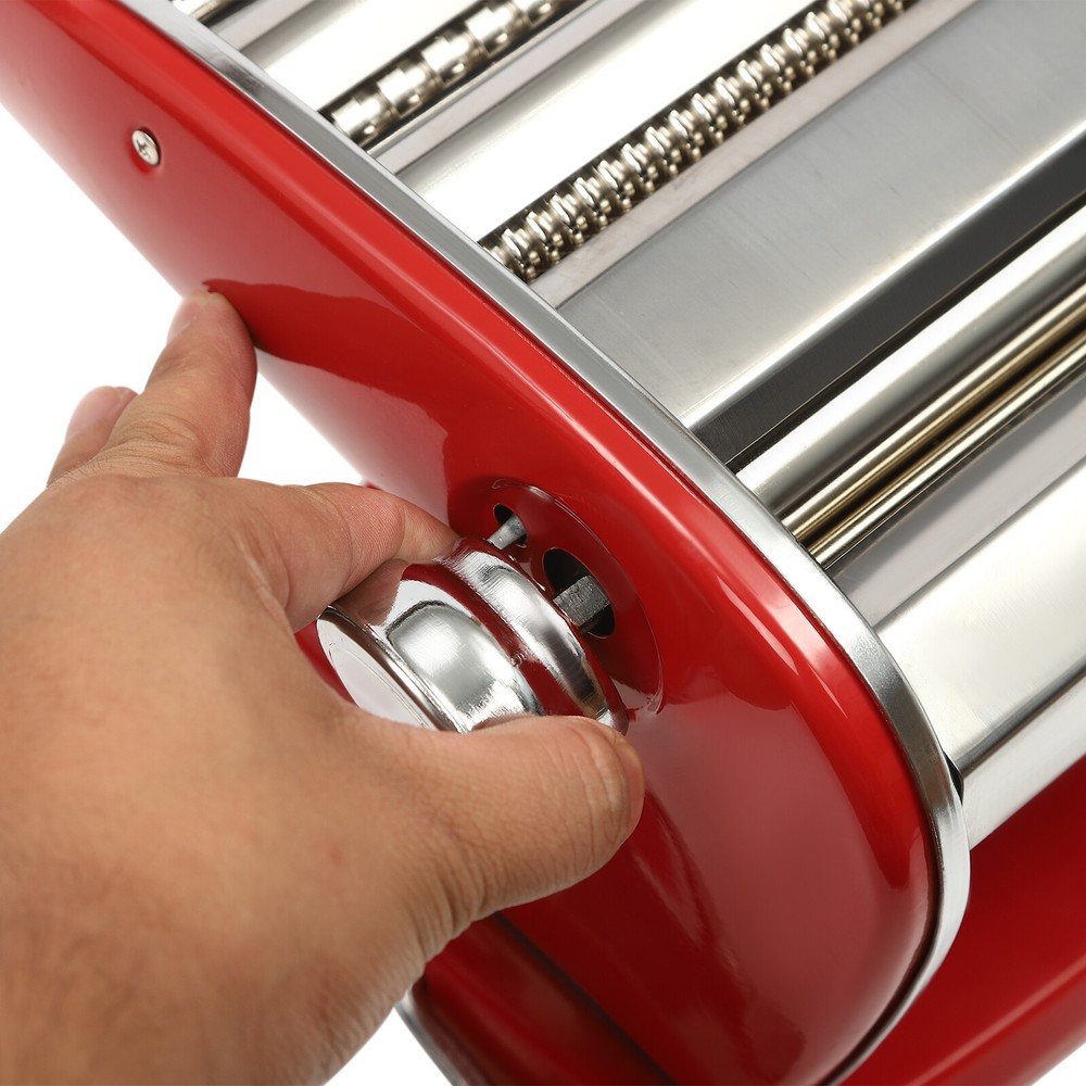 401 Stainless Steel Pasta Maker Machine With 6 Adjustable Thickness Settings