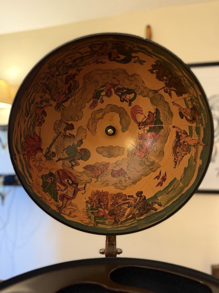 Vintage Italian Globe Table Top Dry Bar