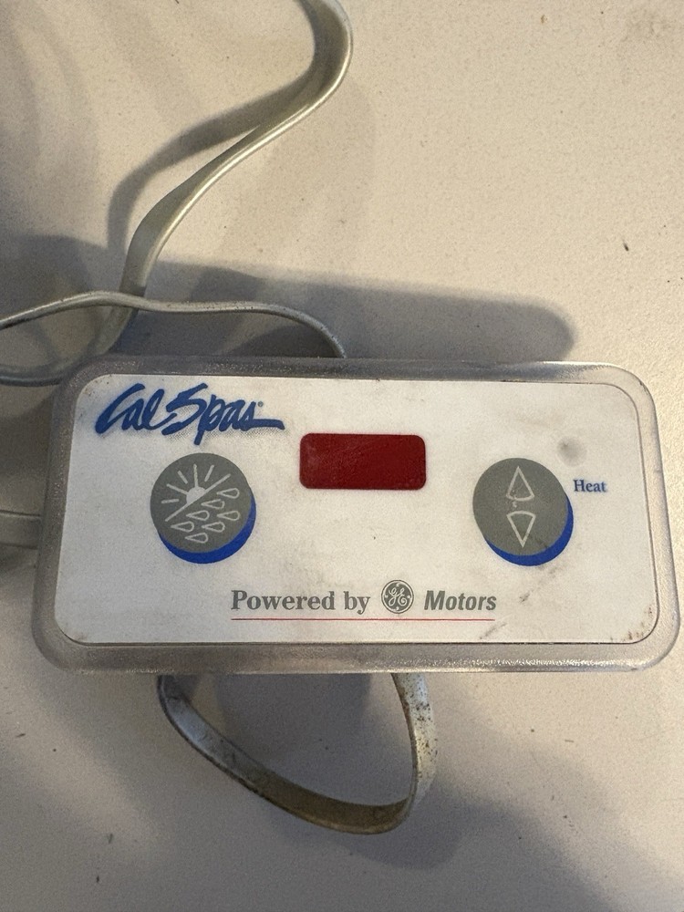 Cal Spas Control Panel, 52936, Panel 1500-1 Two Button, 200507120018 Working