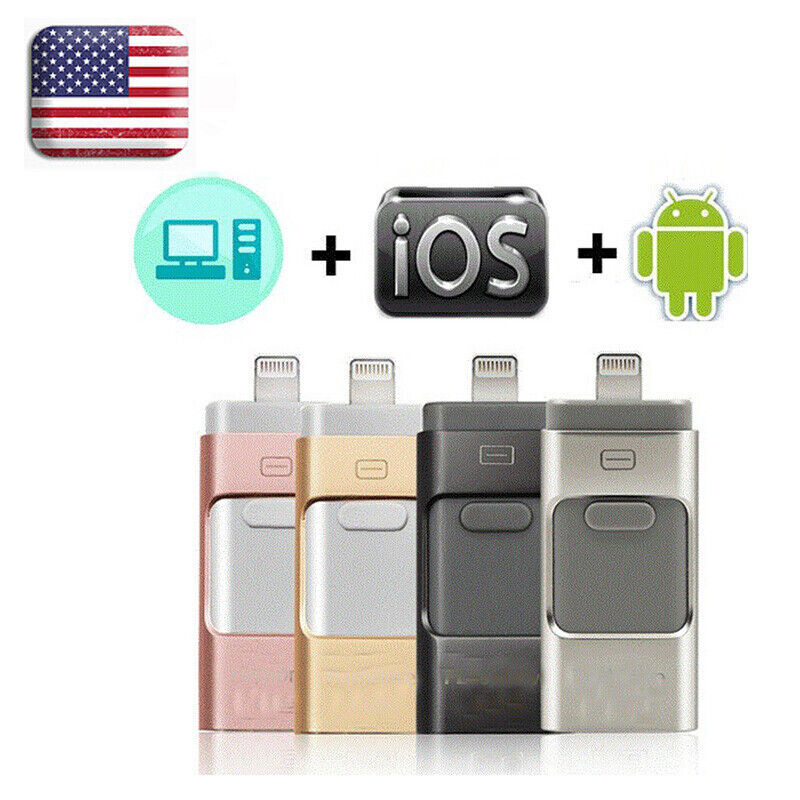 512GB 32GB USB Flash Drive External Storage Memory Stick For iPhone iPad Android