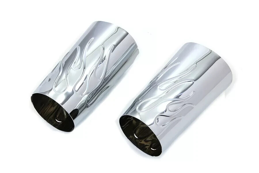 Fork Slider Cover Set fits Harley Davidson 24-0387