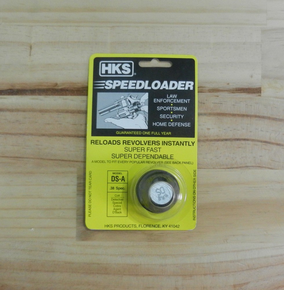 HKS Speedloader;  DS-A;  6-Shot;  38 Spec;  Fast & Dependable