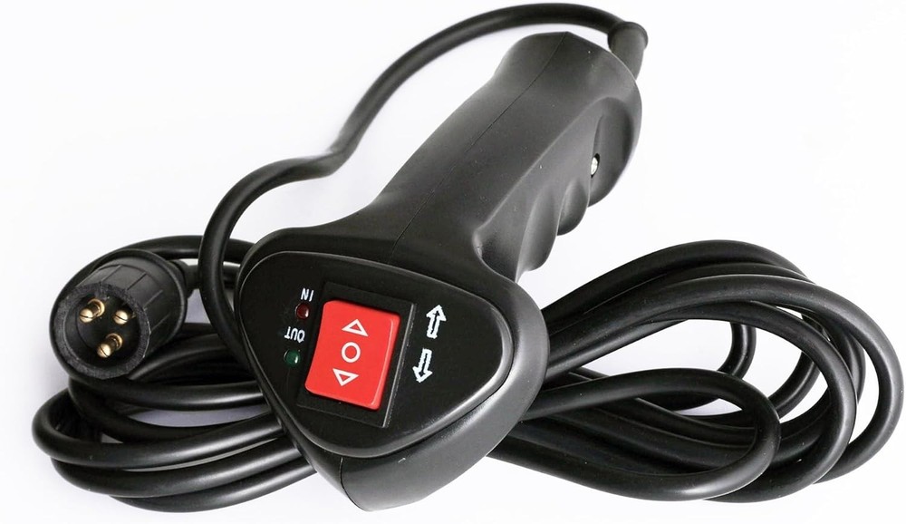Handheld Plug-in 3-Pin Winch Remote Control 11.5" Cable ATV, Black