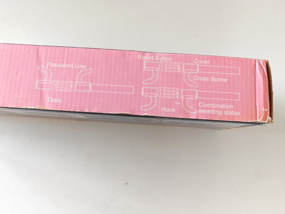 Tevlaphee Steering Wheel Lock, 5-Digit Keyless Combination Anti-Theft Device
