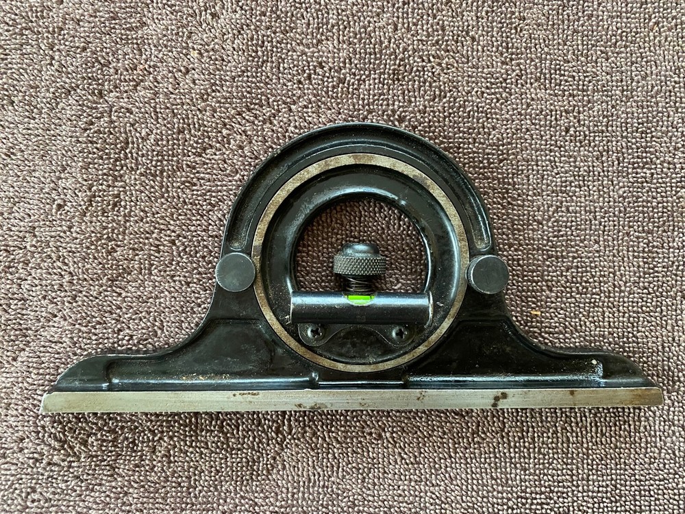 Unknown Brand Machinist Combination Square Protractor Head - Works good