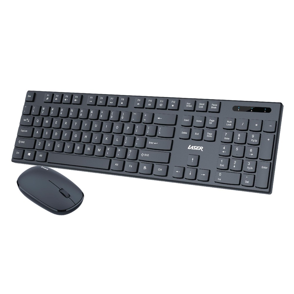 Laser Multimedia Wireless Keyboard and Mouse Combo