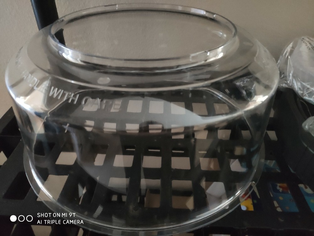 NuWave Pro Oven Original Plastic DOME Replacement with rack base pan New!