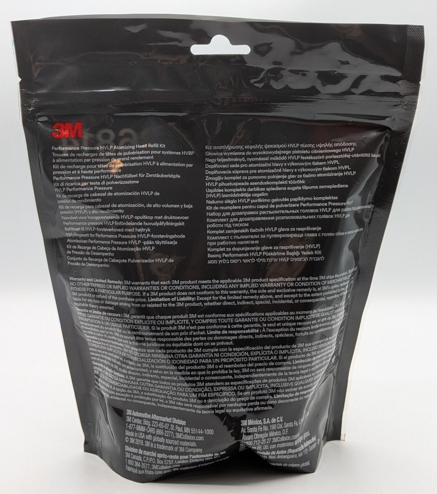 3M Performance Pressure HVLP Atomizing Head Refill Kit 10 Pack 26814