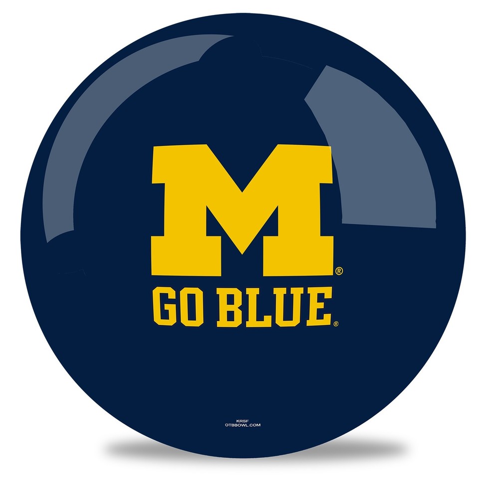 NCAA Michigan Wolverines Bowling Ball